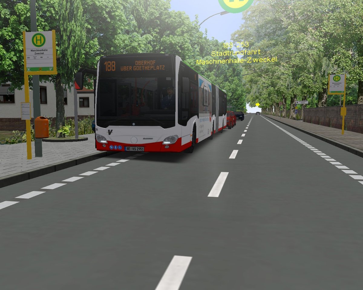 im Gladbeck : MB C2 Stadtbus als Linie 188 nach Oberhof